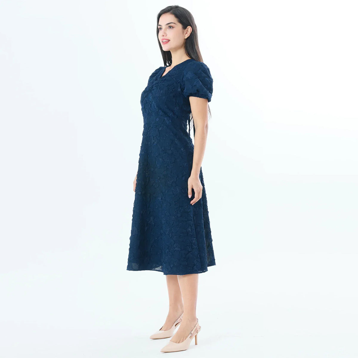 Jacquard Fashion Dress For Women Image