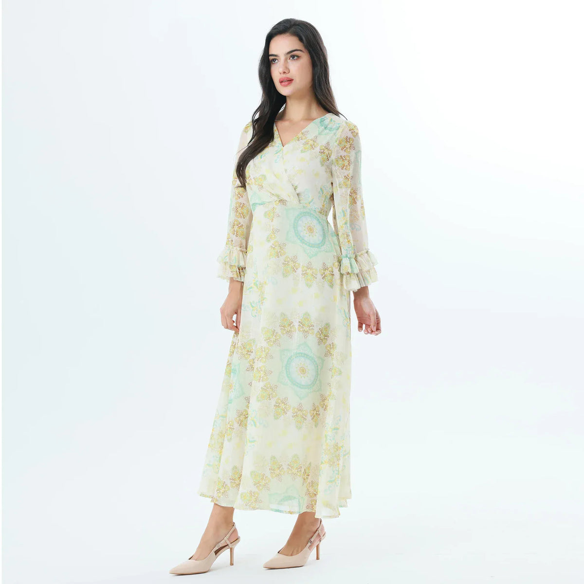Printed Fashion Dress For Women Image