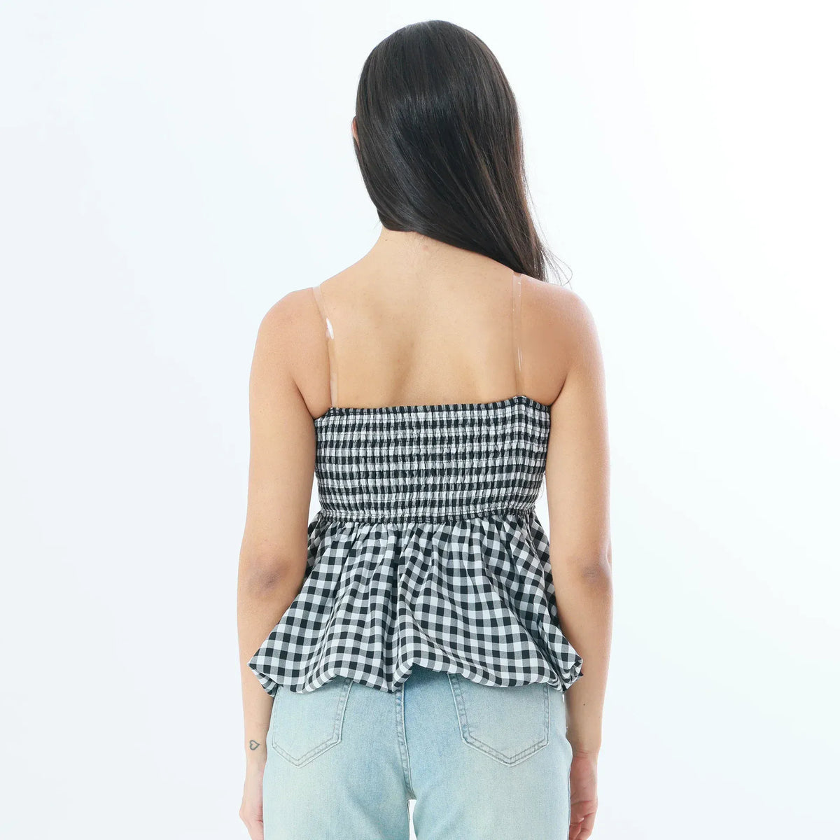 Checked Fashion Blouse For Women Image