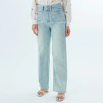 Washed Jeans Fashion Pants For Women Image