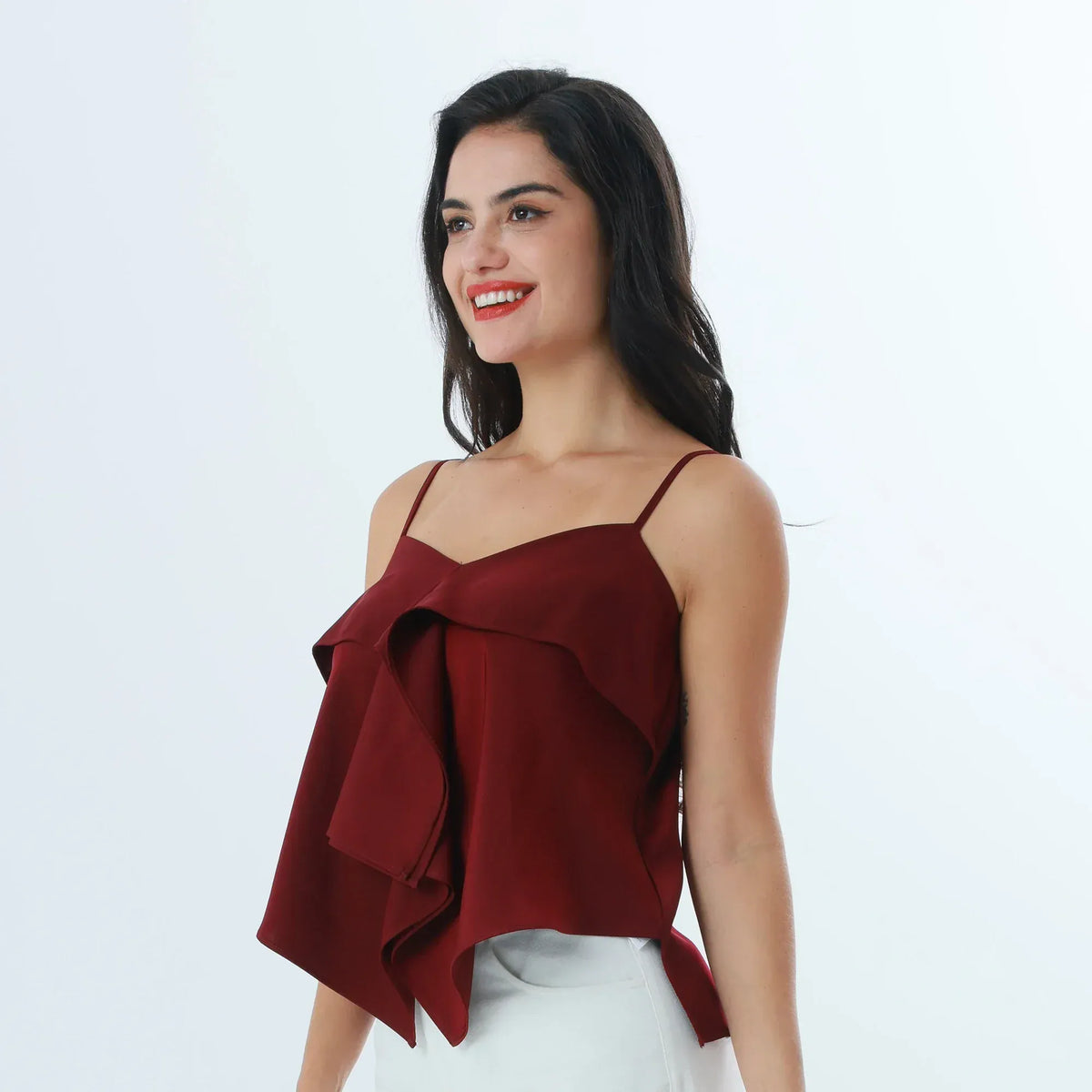 Plain Fashion Blouse For Women Image