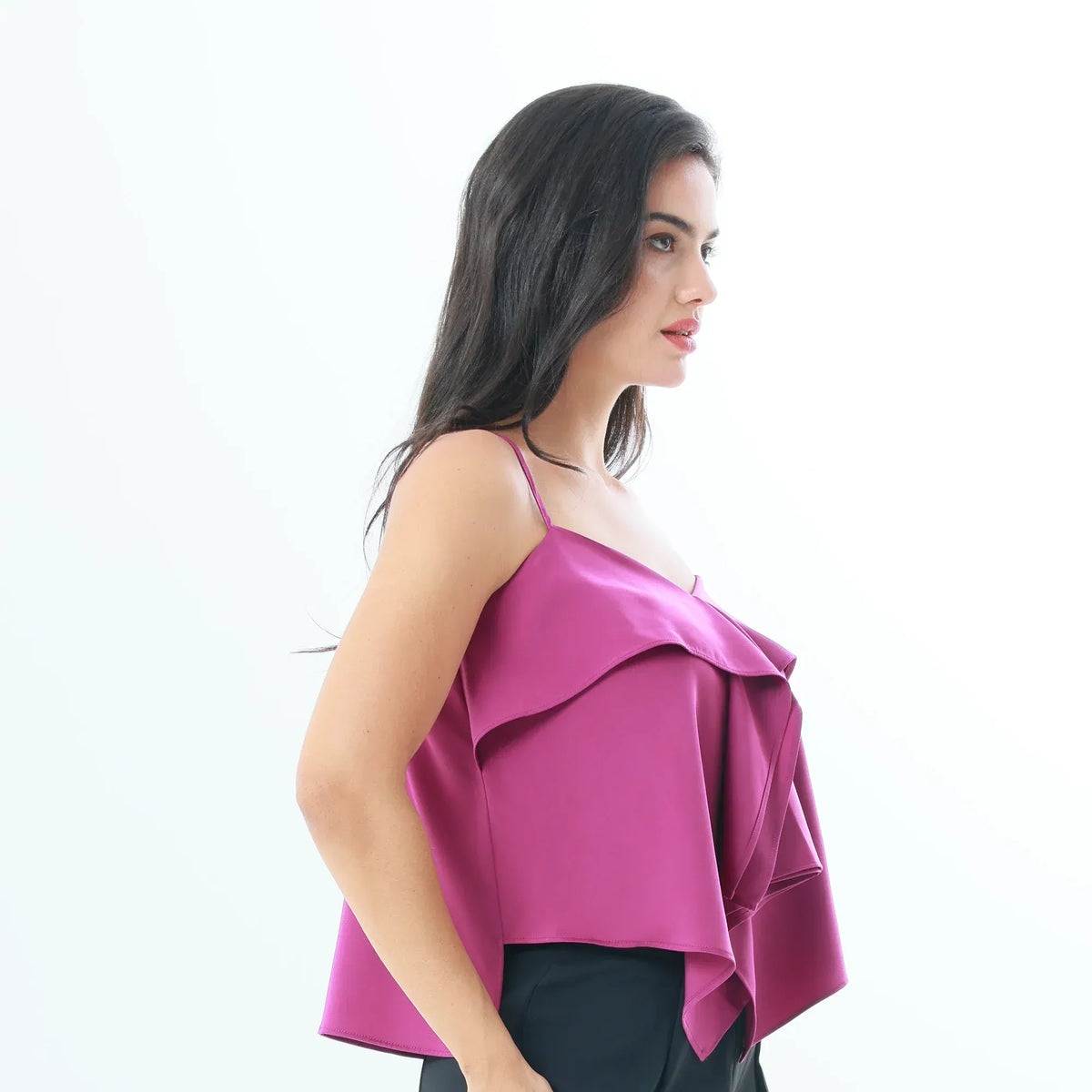 Plain Fashion Blouse For Women Image