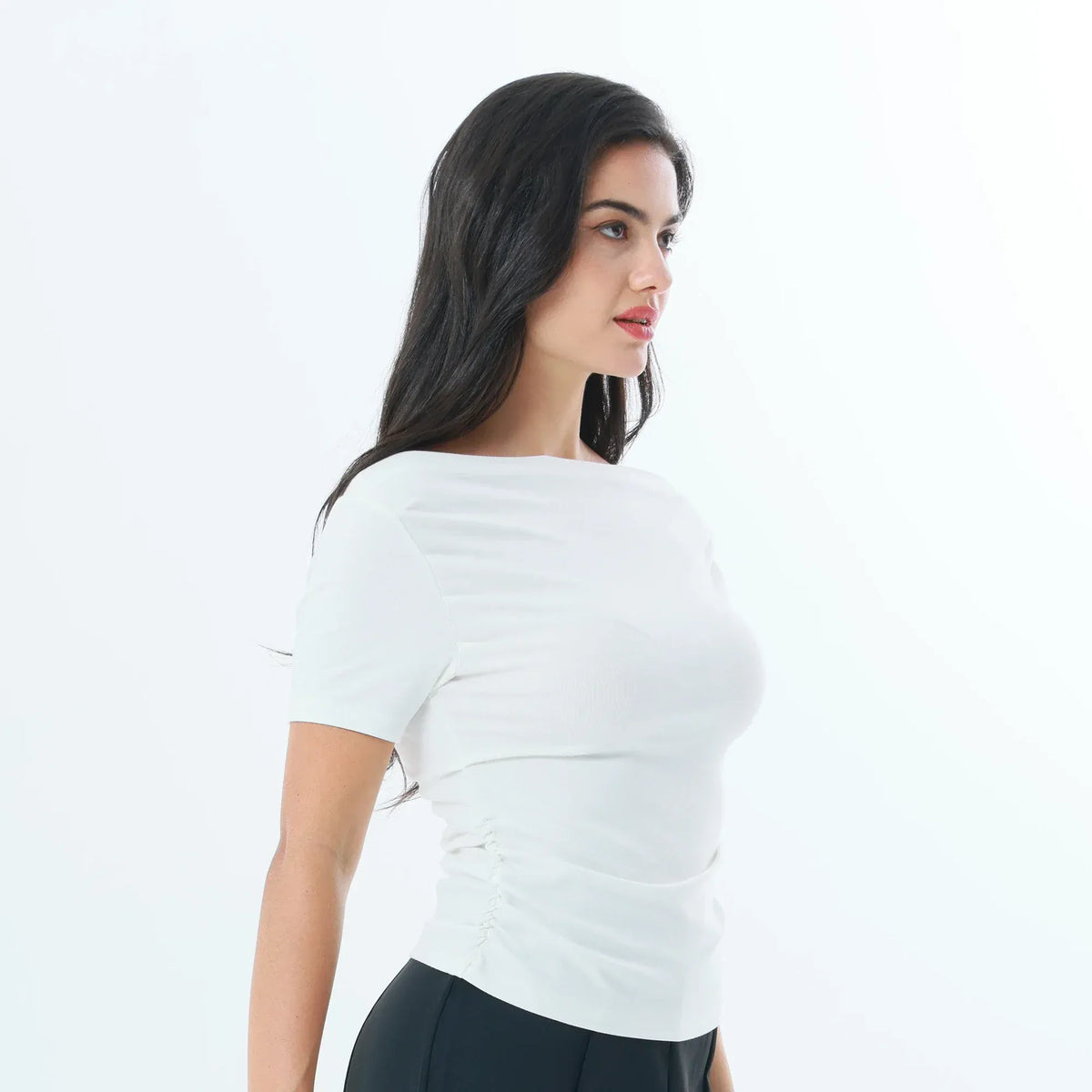 Plain Fashion T-Shirt For Women Image