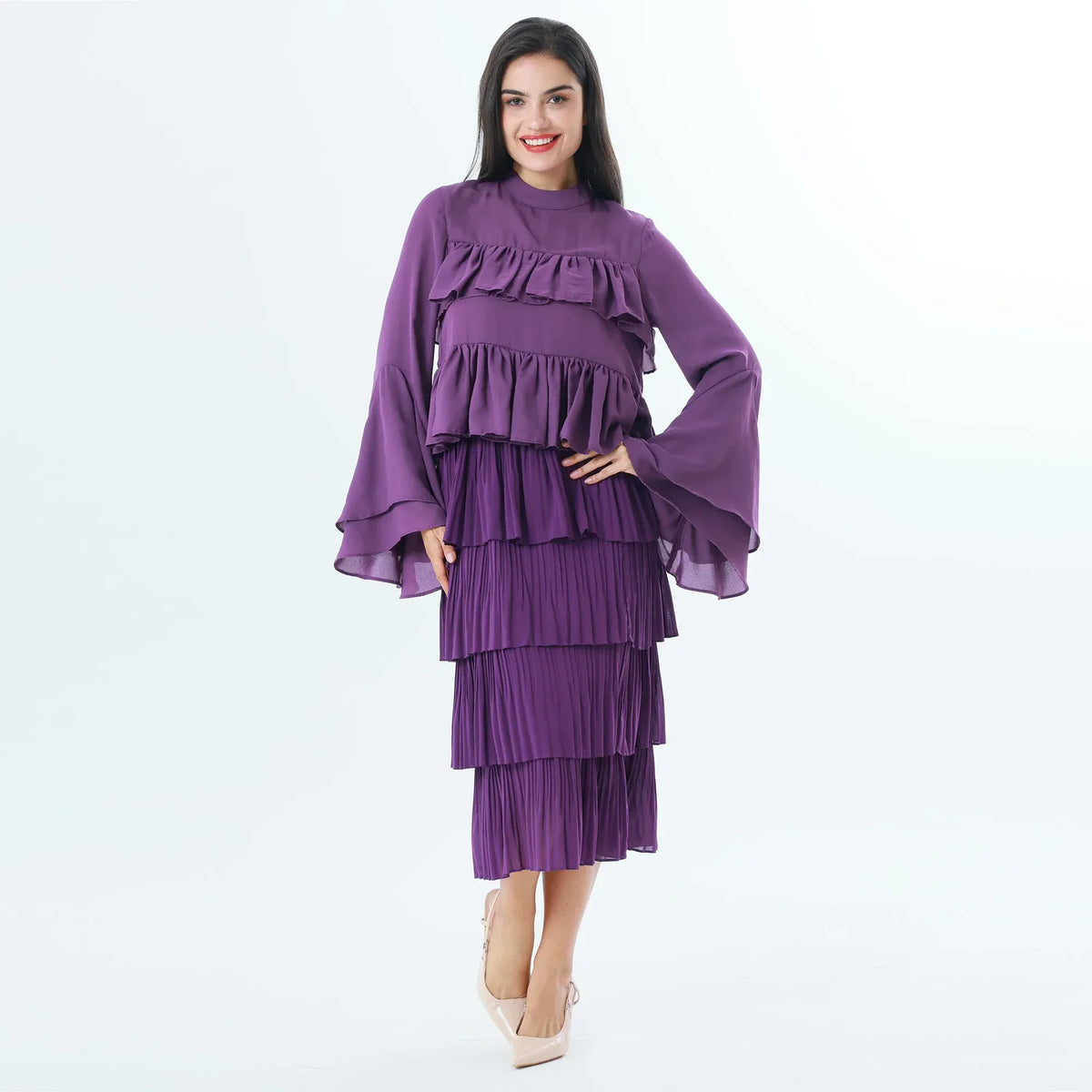 Plain Fashion Blouse For Women Image