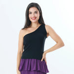 Black Plain Fashion Vest For Women Image