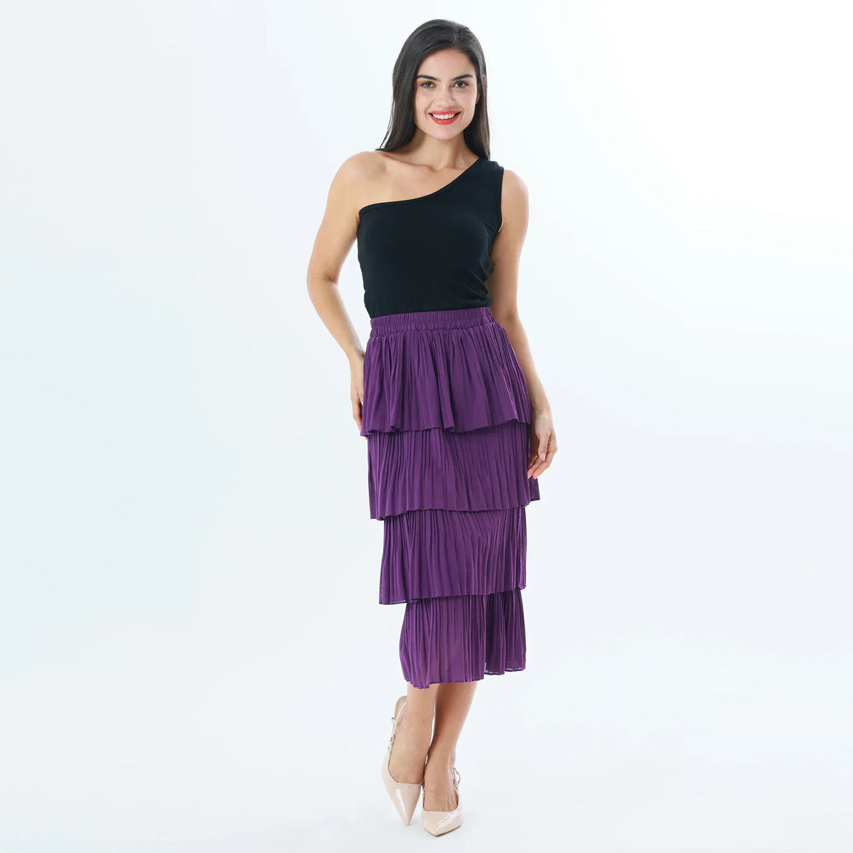 Plain Fashion Skirt For Women Image