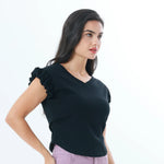 Laced Fashion T-Shirt For Women Image
