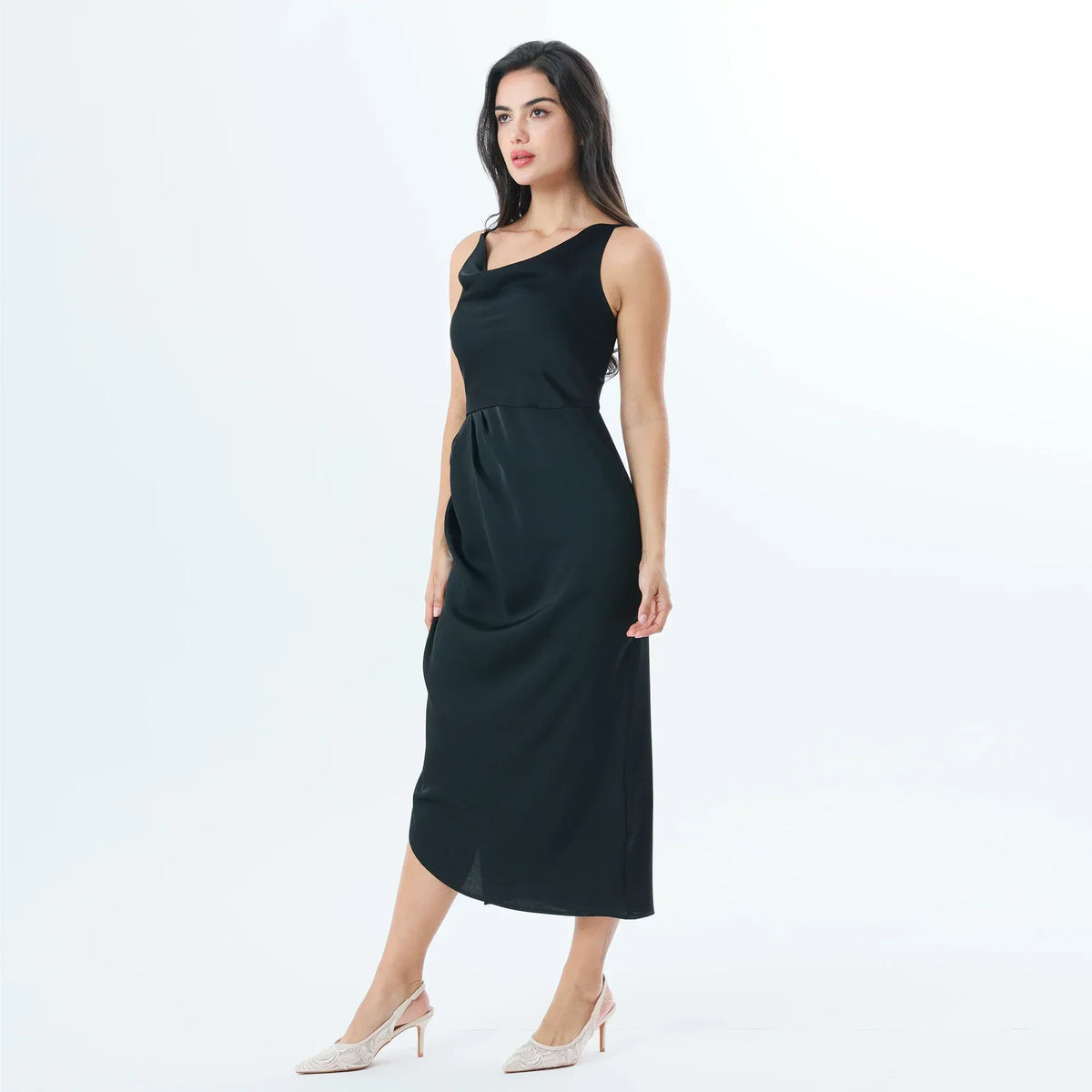 Plain Fashion Dress For Women Image