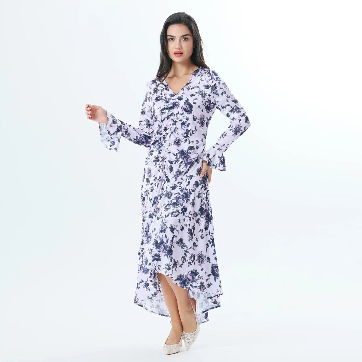 Floral Fashion Dress For Women Image