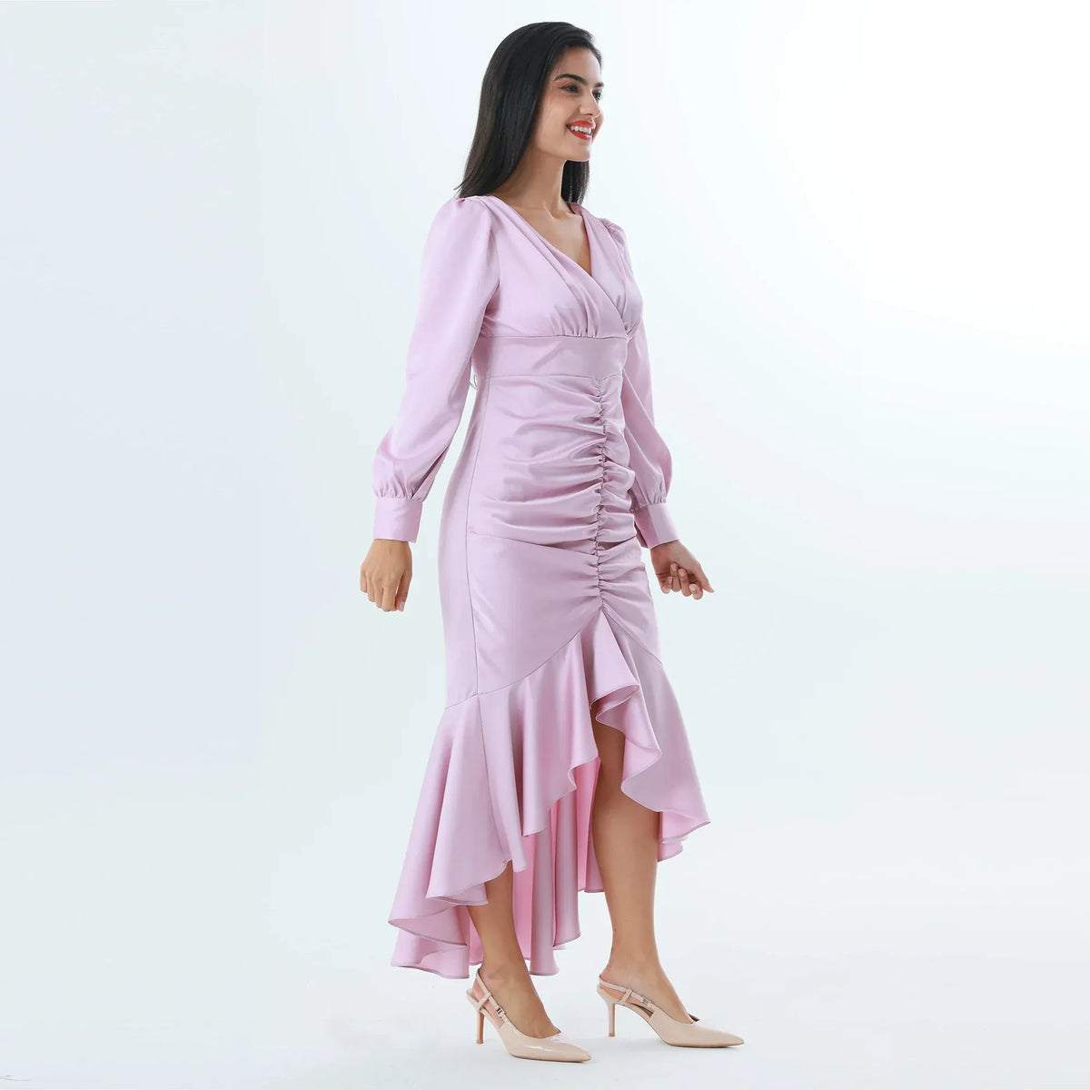 Plain Fashion Dress For Women Image