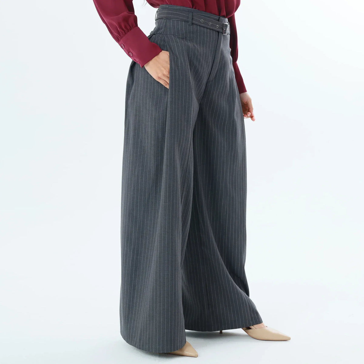 Striped Fashion Pants For Women Image