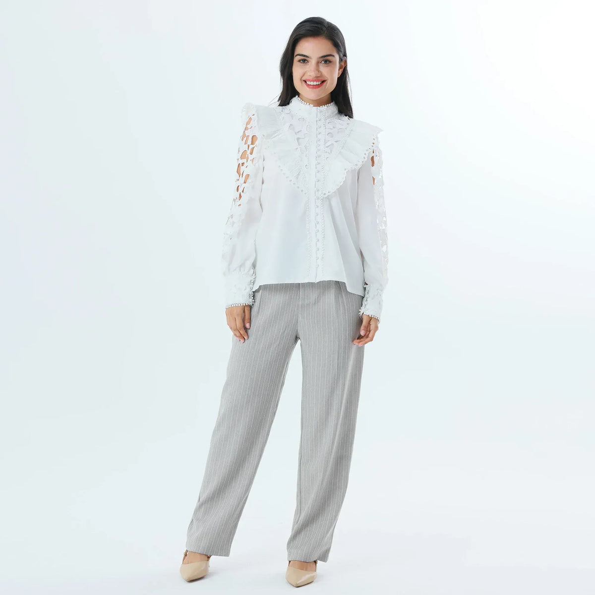 Laced Fashion Shirt For Women Image