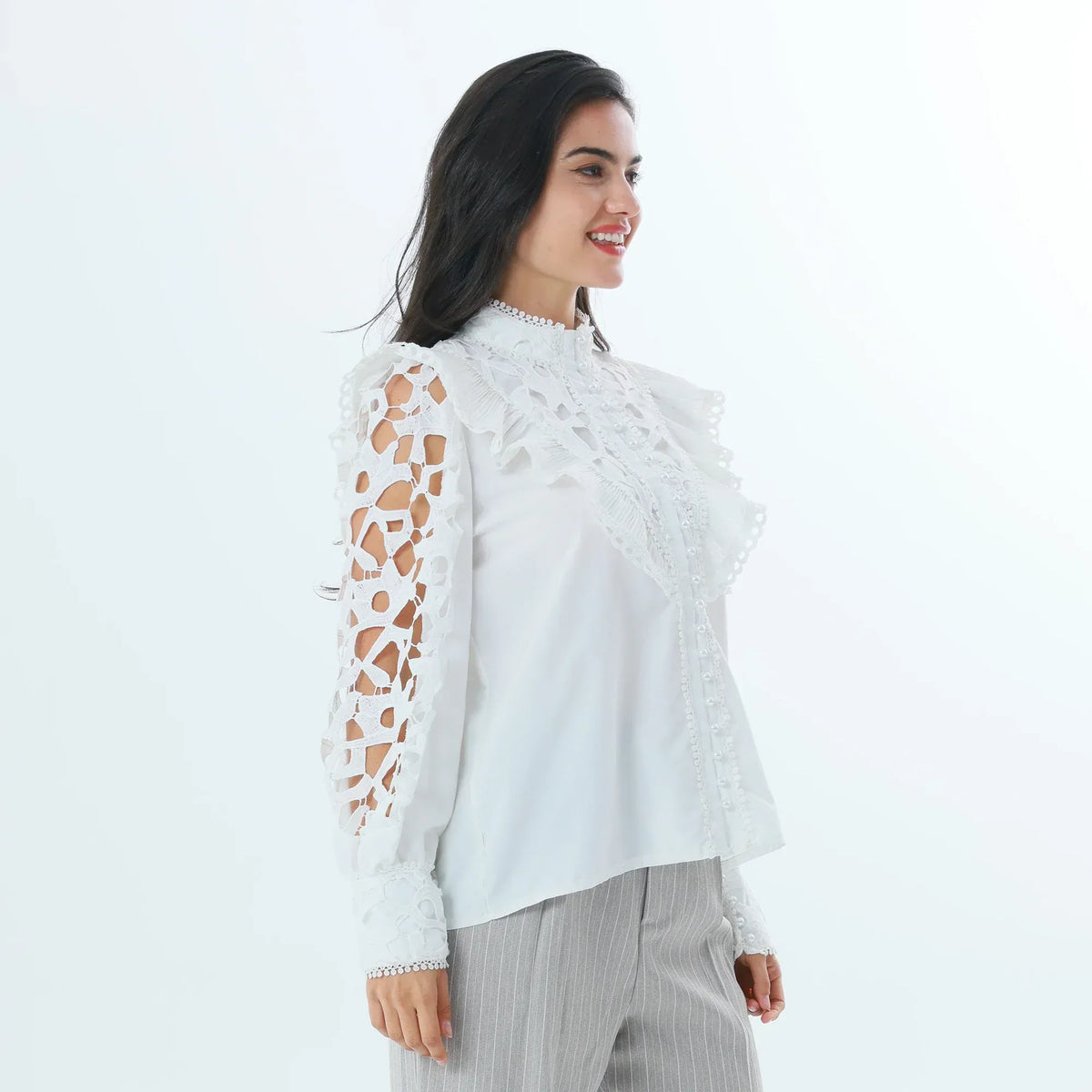 Laced Fashion Shirt For Women Image