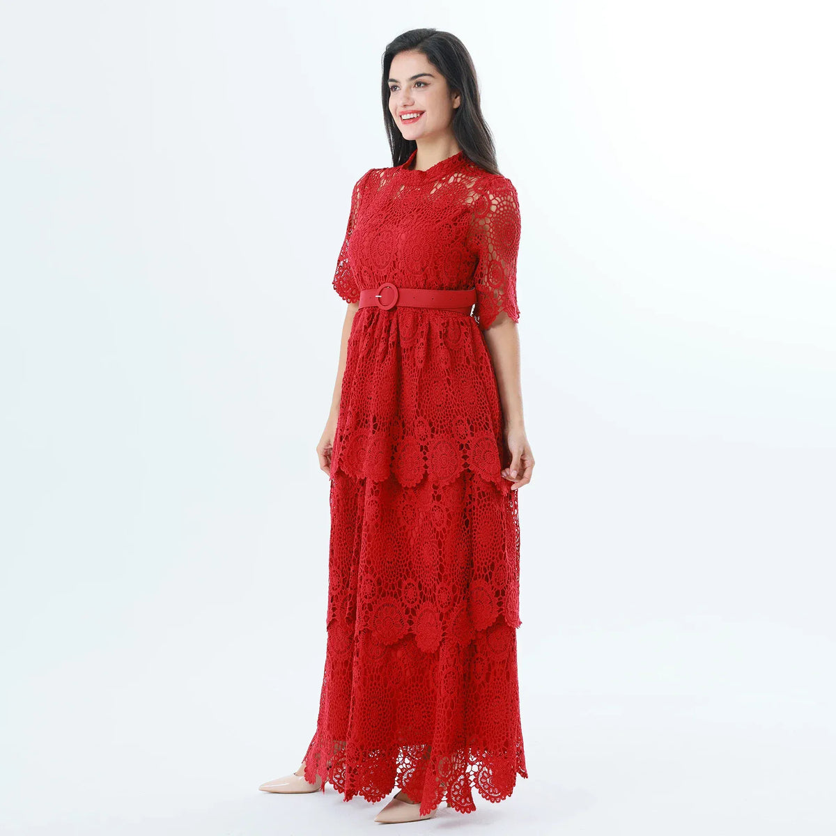 Laced Fashion Dress For Women Image