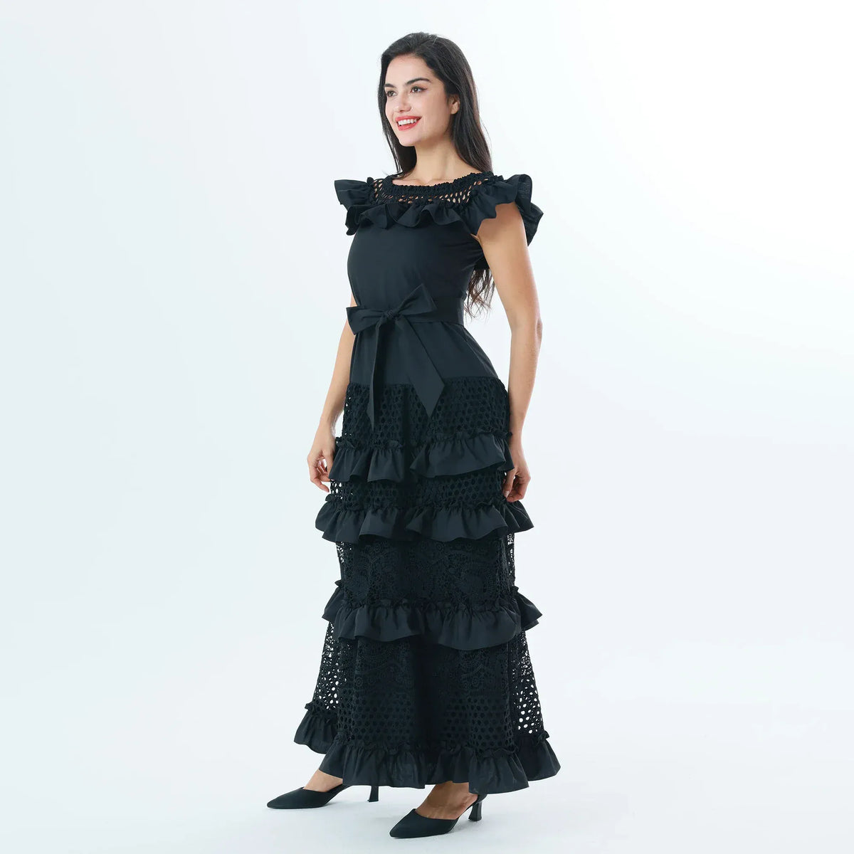 Laced Fashion Dress For Women Image