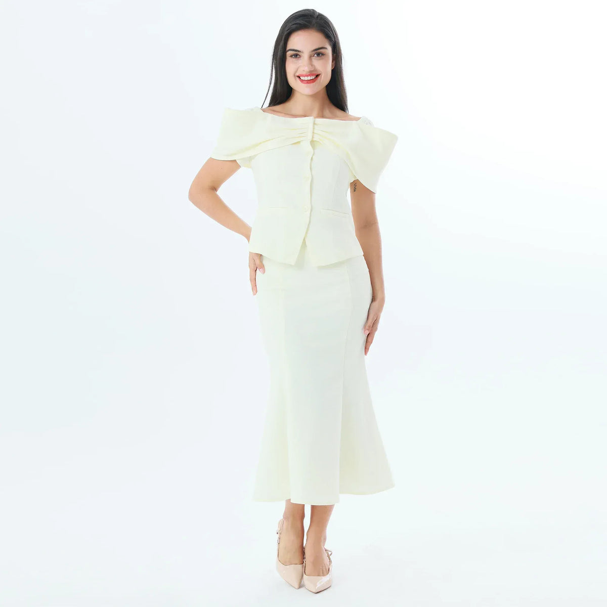 Plain Fashion Blouse For Women Image