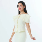 Plain Fashion Blouse For Women Image