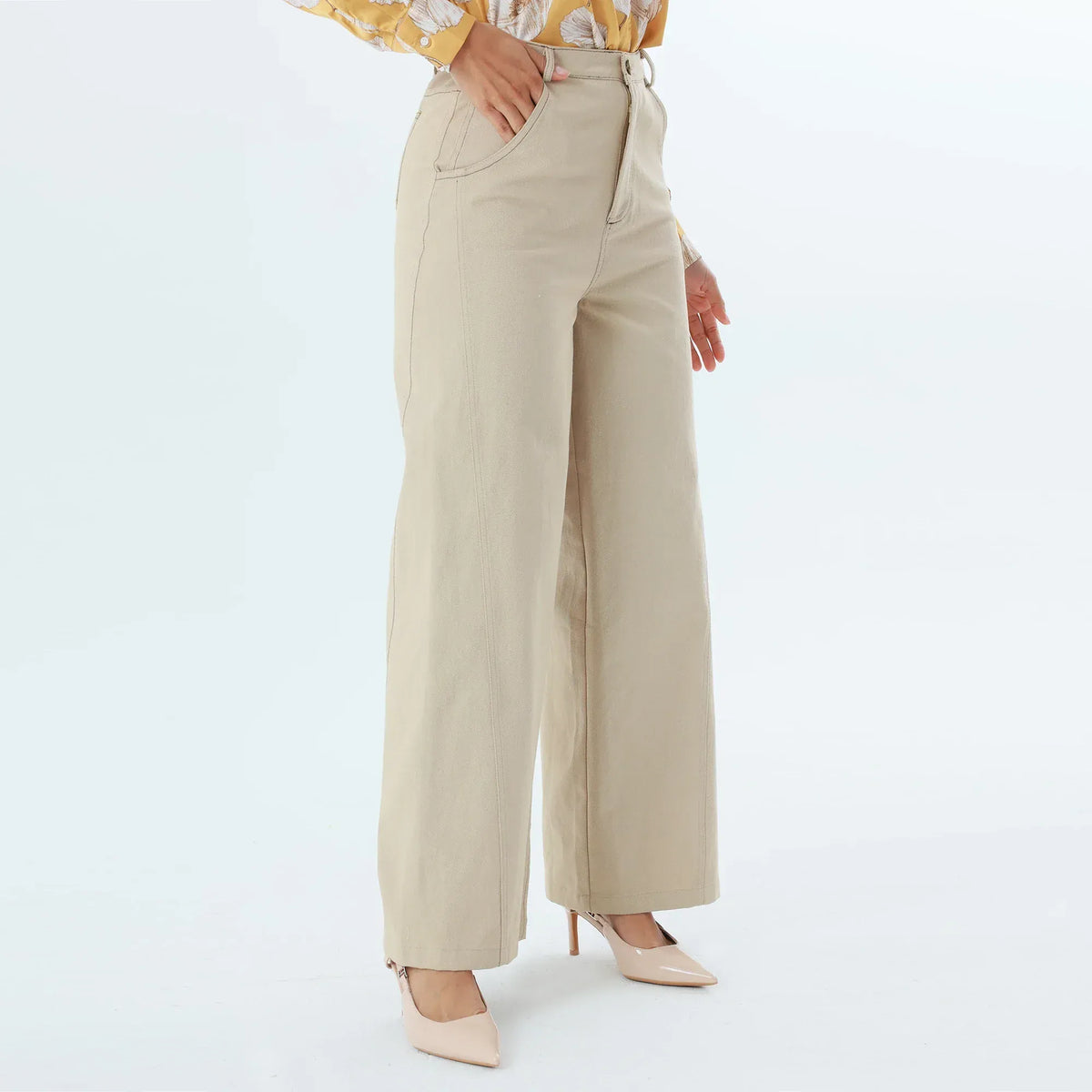 Plain Fashion Pants For Women Image