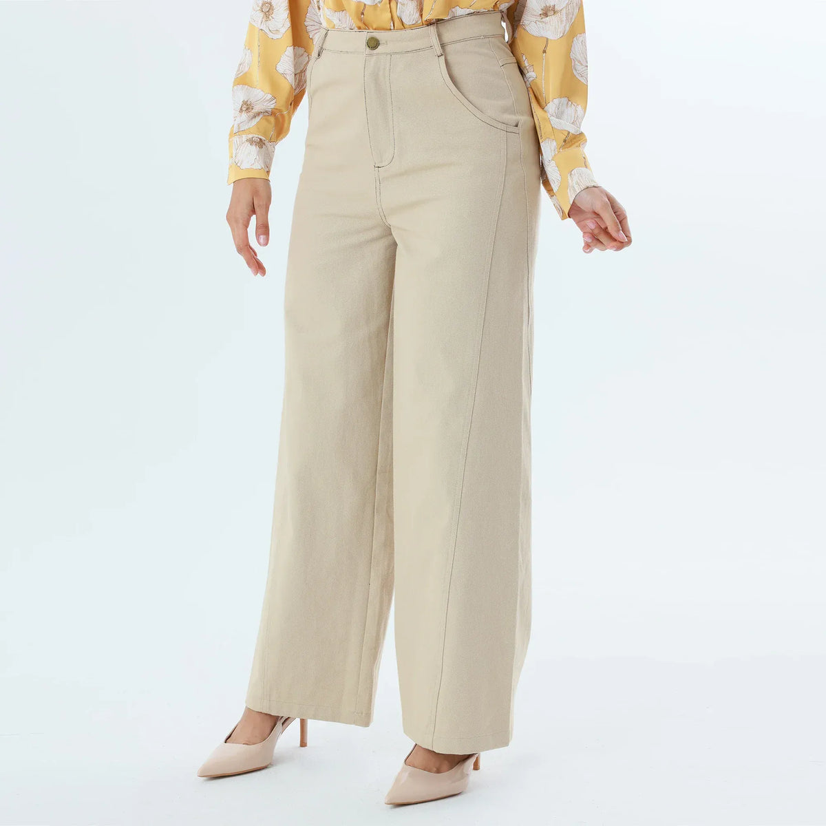 Plain Fashion Pants For Women Image