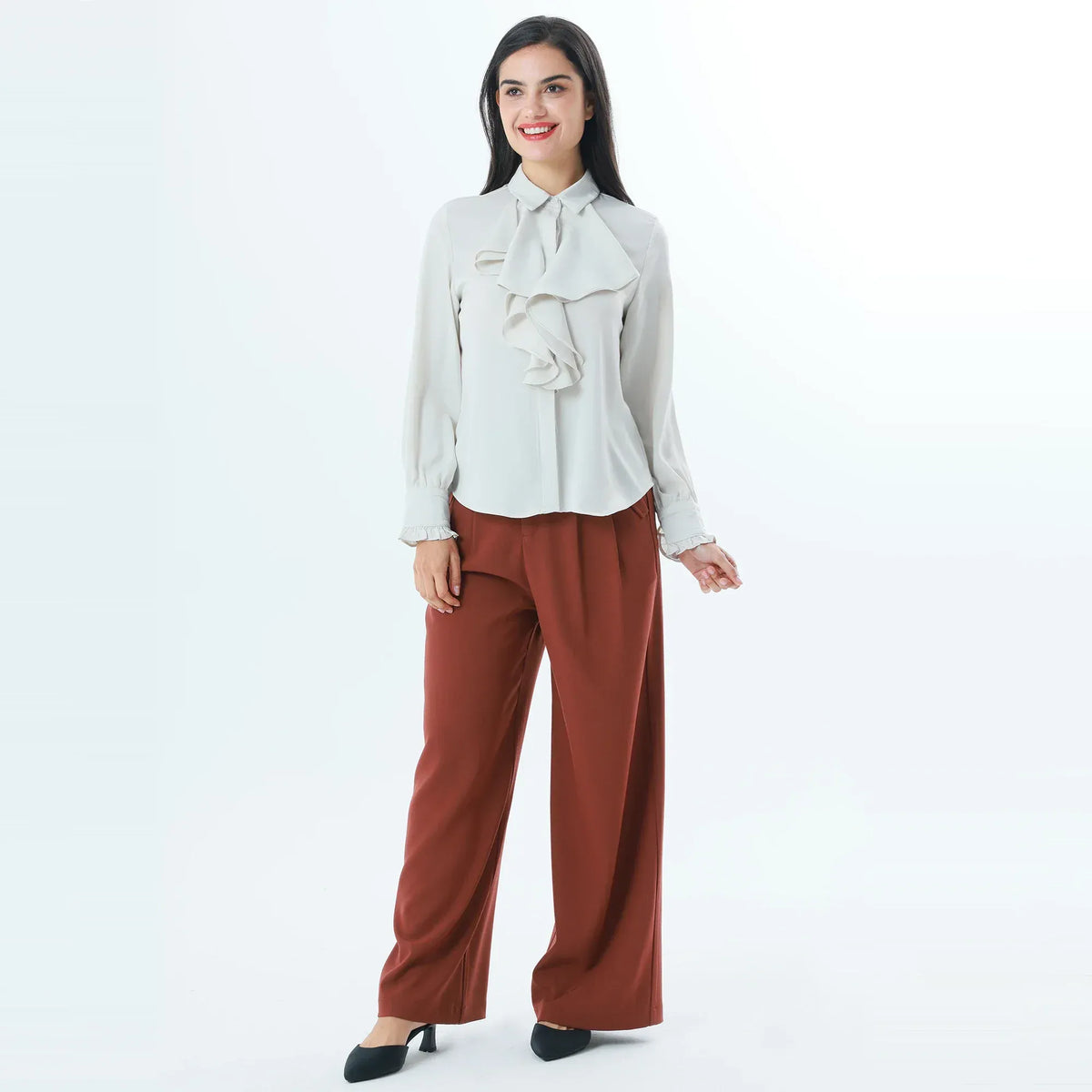 Plain Fashion Shirt For Women Image