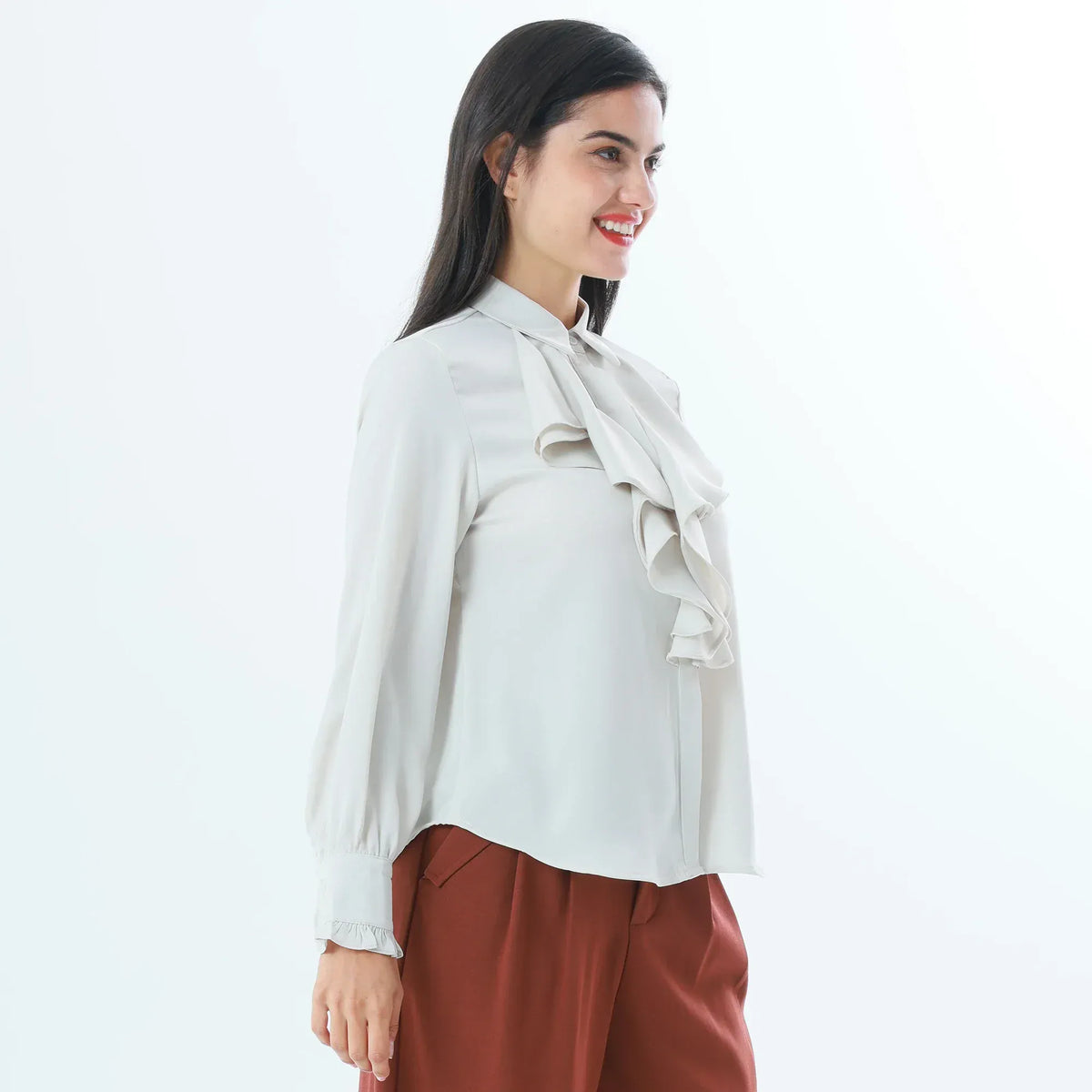 Plain Fashion Shirt For Women Image