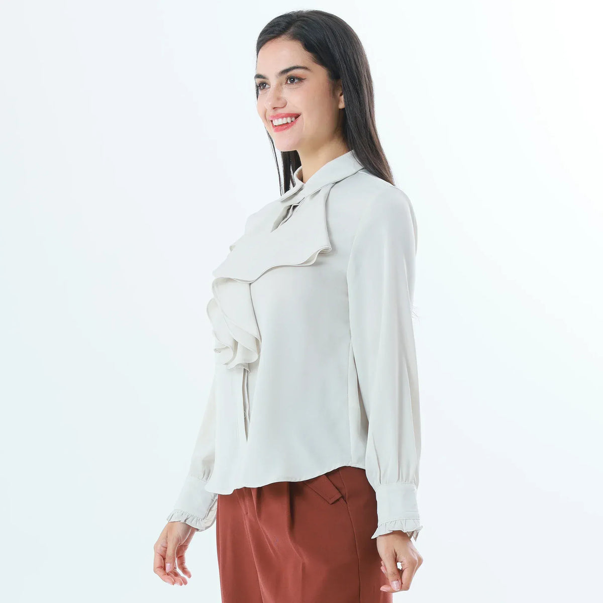 Plain Fashion Shirt For Women Image
