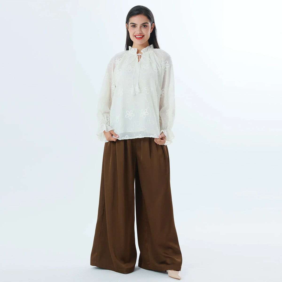 Floral Fashion Blouse For Women Image