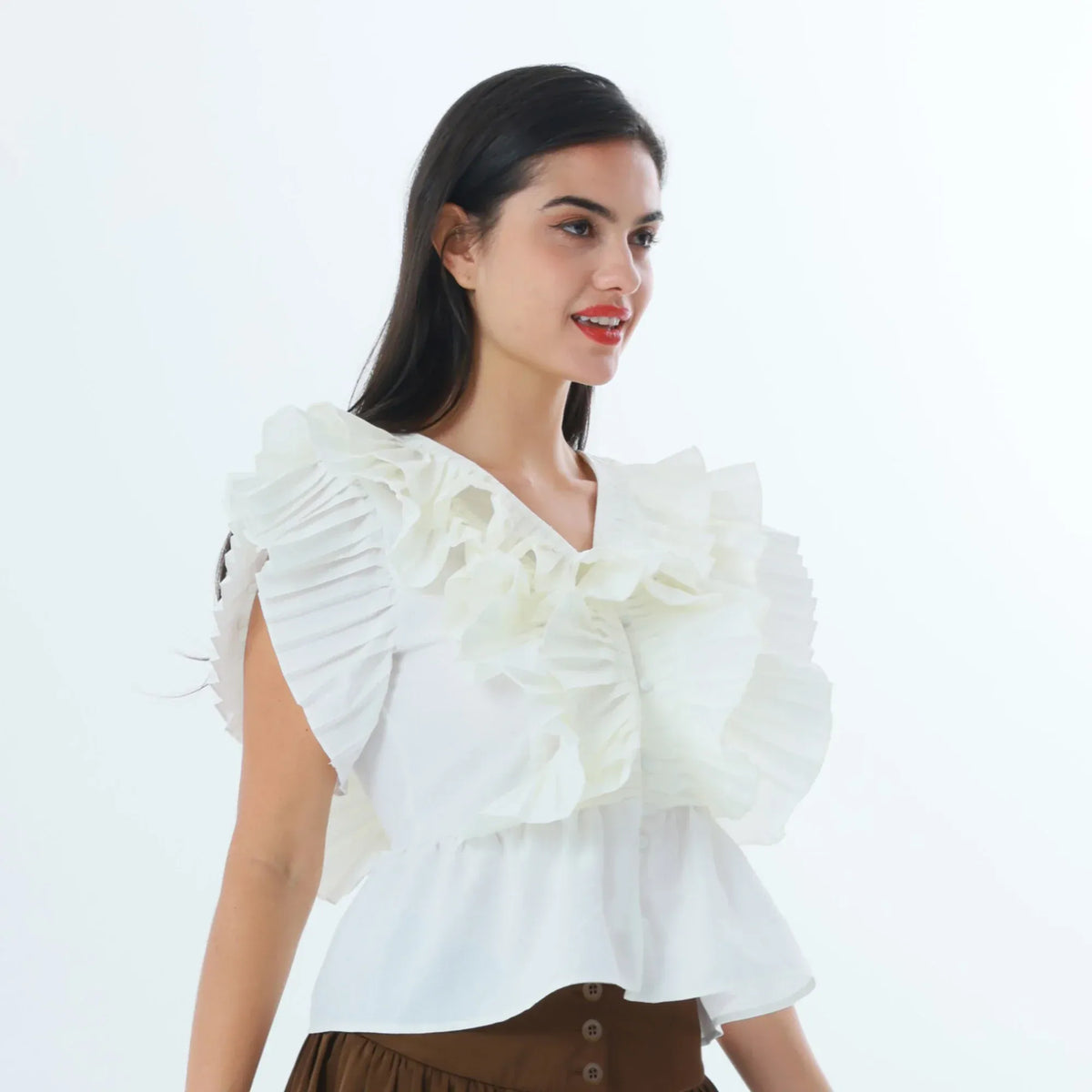 Plain Fashion Shirt For Women Image