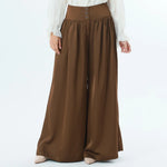 Brown Plain Fashion Pants For Women Image