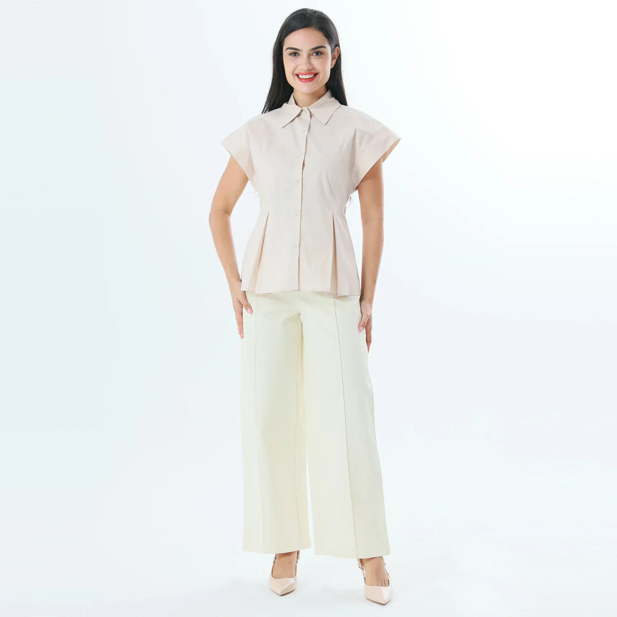 Plain Fashion Shirt For Women Image
