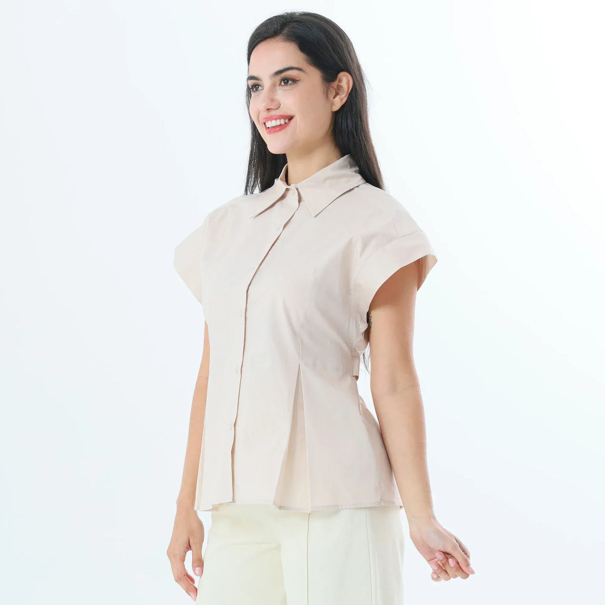 Plain Fashion Shirt For Women Image