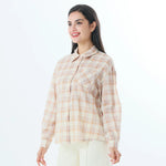 Checked Fashion Shirt For Women Image