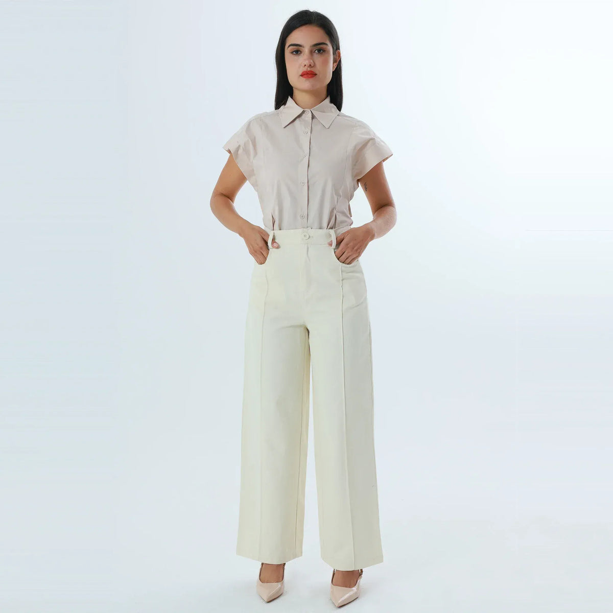 Plain Fashion Pants For Women Image