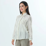 Striped Fashion Shirt For Women Image