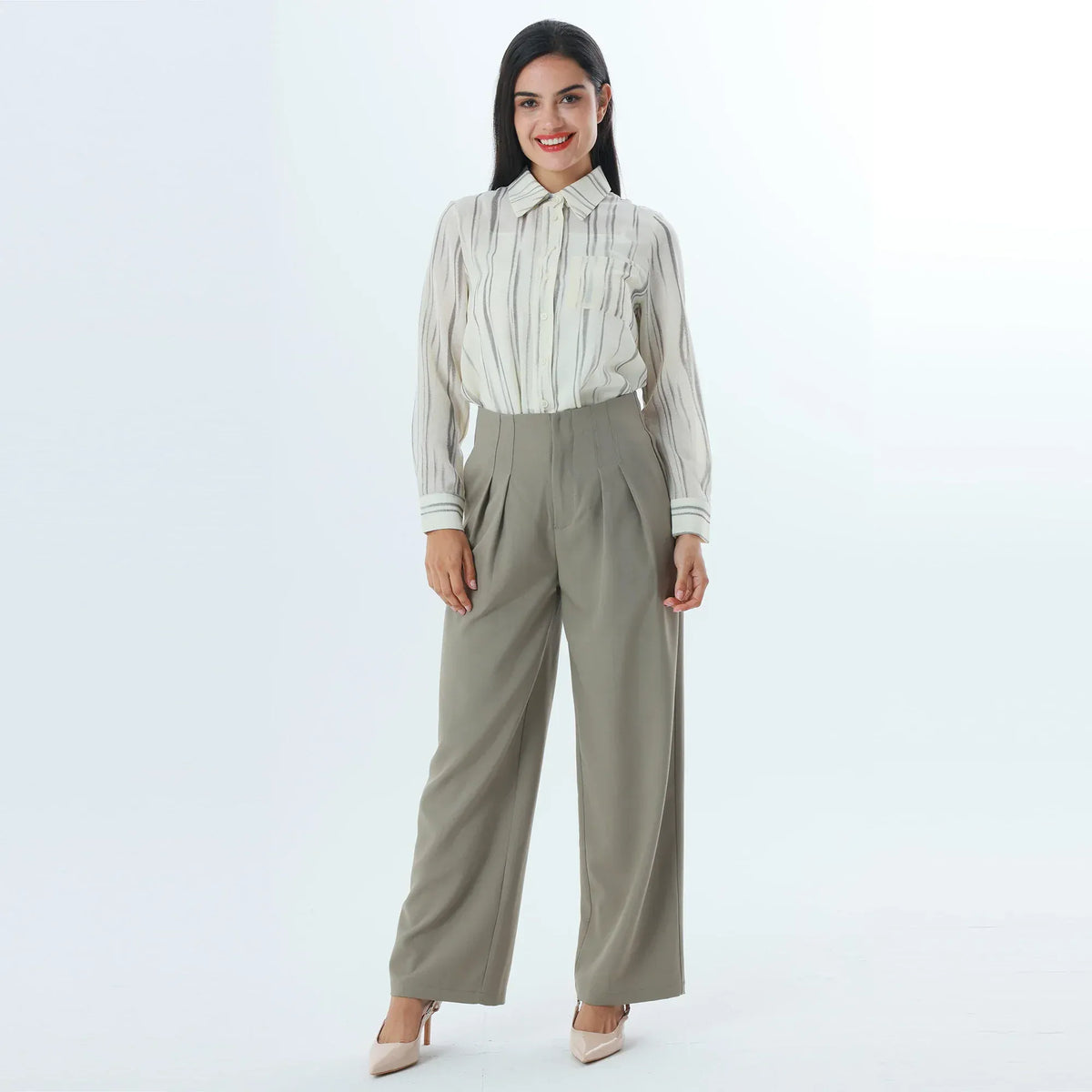 Plain Fashion Pants For Women Image