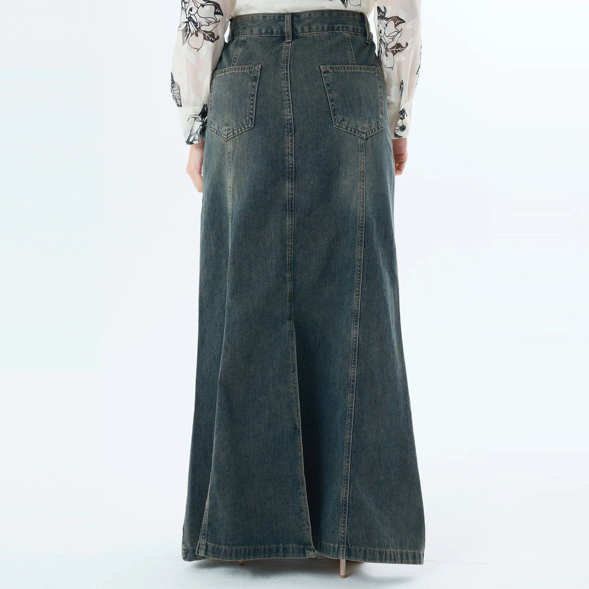 Washed Jeans Fashion Skirt For Women Image