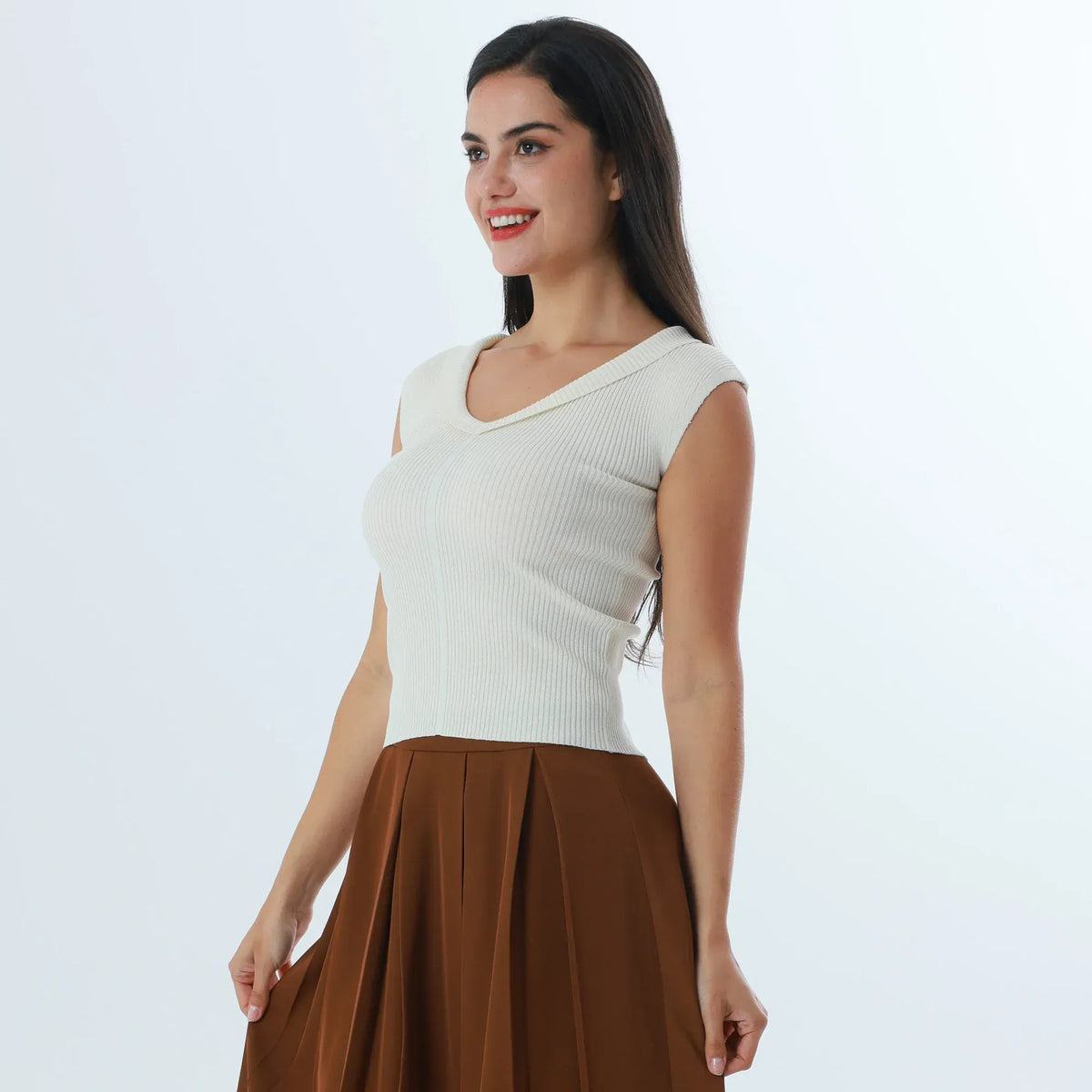 Plain Fashion T-Shirt For Women Image