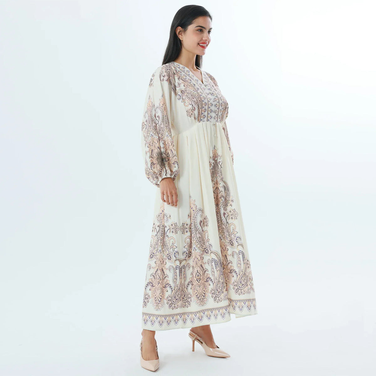 Floral Fashion Dress For Women Image