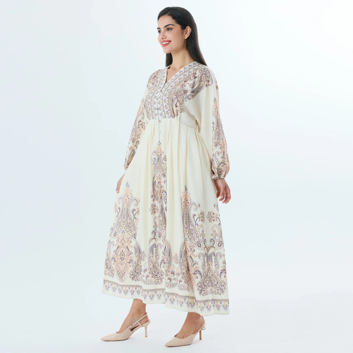 Floral Fashion Dress For Women Image