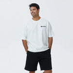 White Printed T.Shirt for Men Image