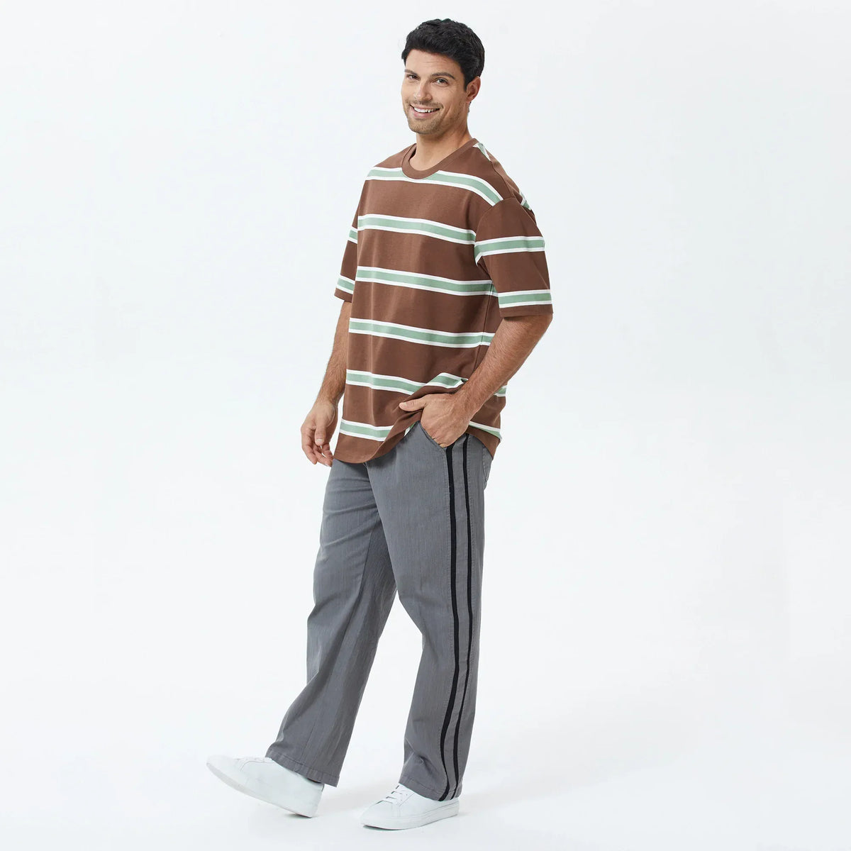 Striped T.Shirt for Men Image