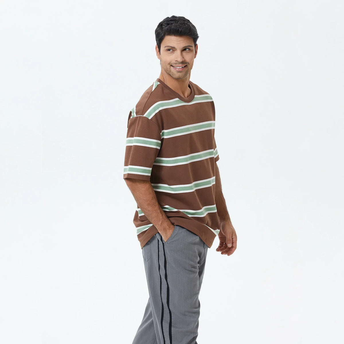 Striped T.Shirt for Men Image