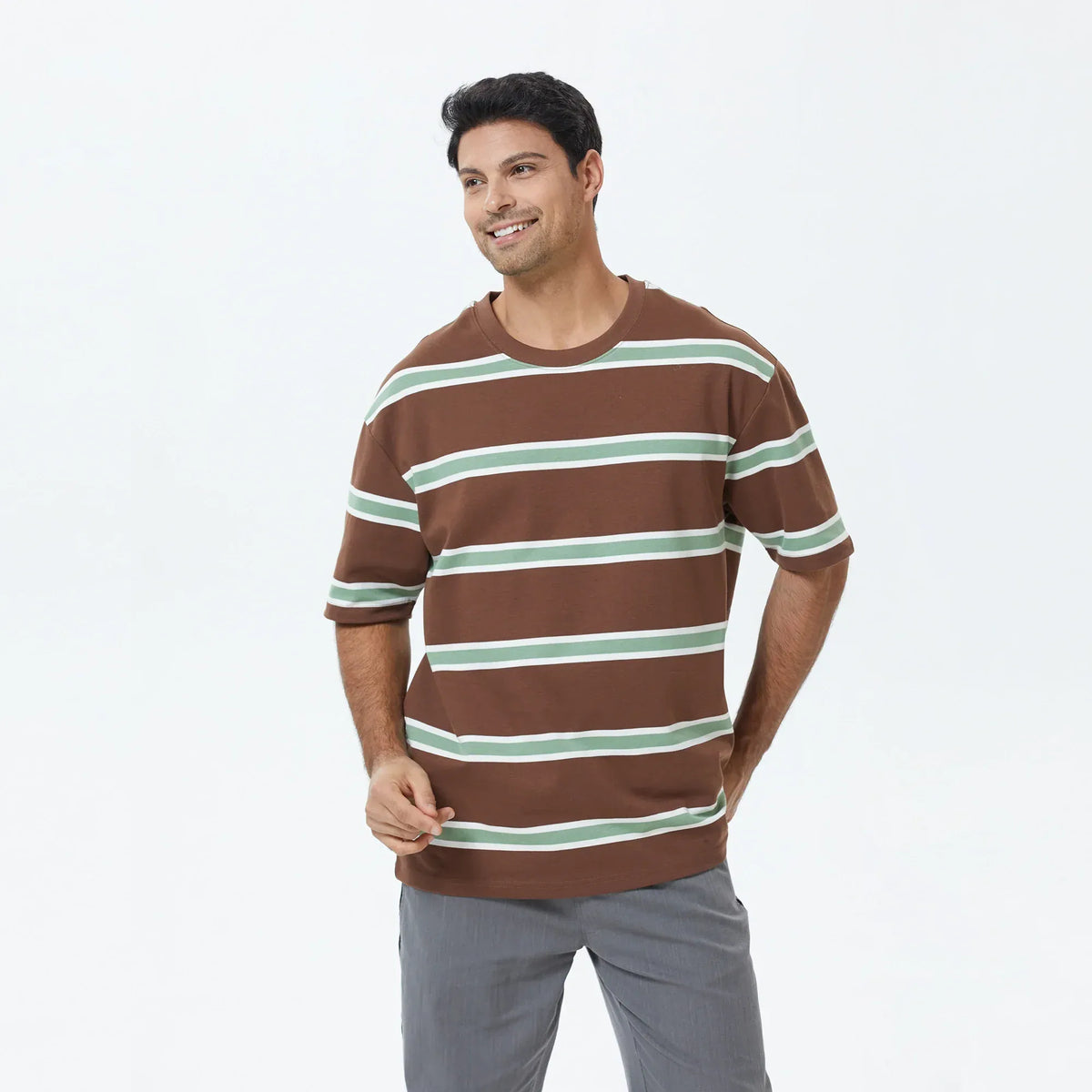 Striped T.Shirt for Men Image