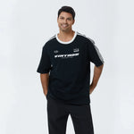 Black Printed T.Shirt for Men Image