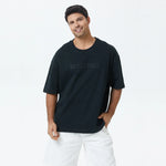 Black Embroidery T.Shirt for Men Image