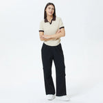Color-Blocked Polo Shirt for Women Image
