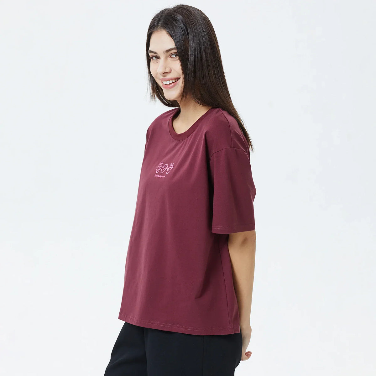 Embroidery Printed T.Shirt for Women Image