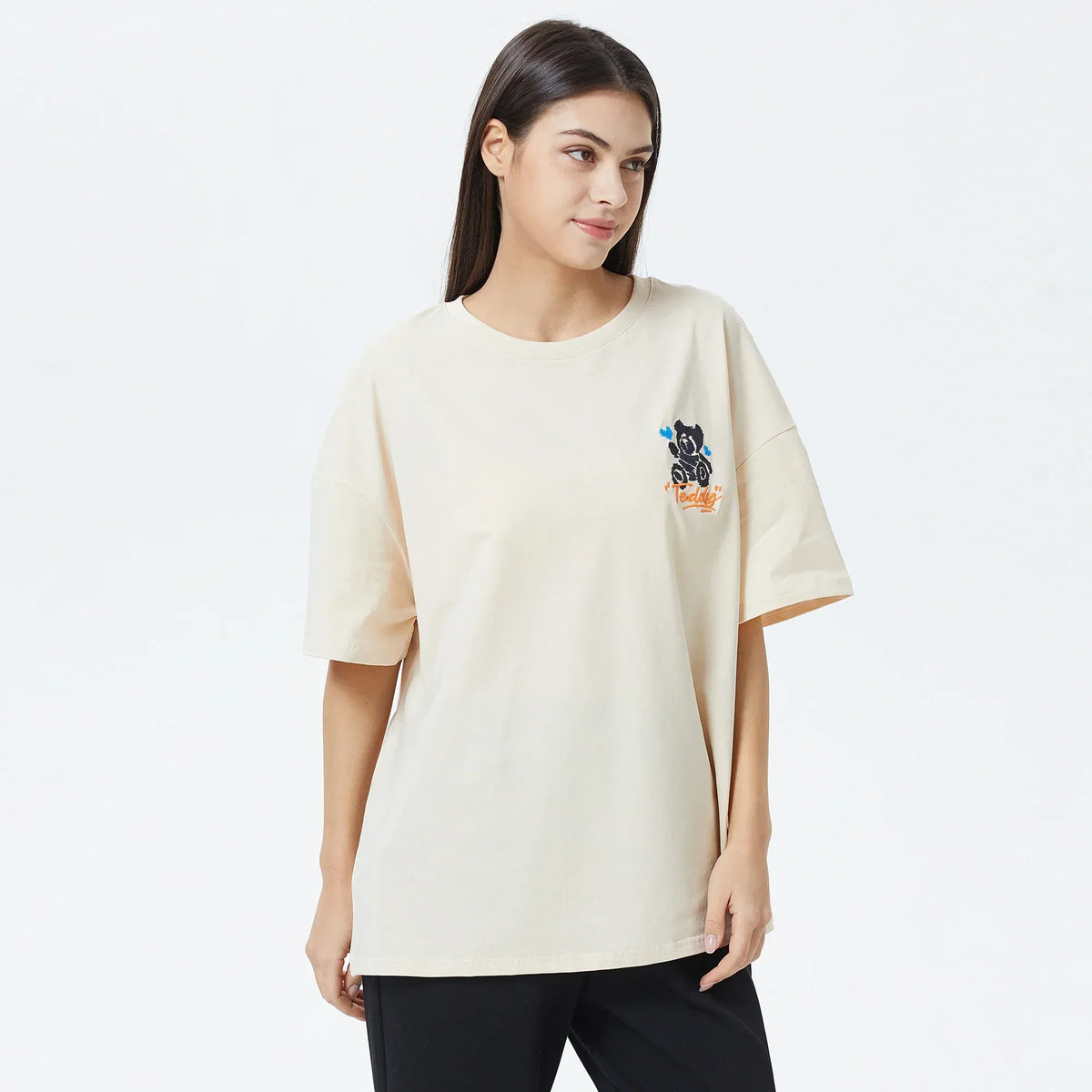 Embroidery Printed T.Shirt for Women Image