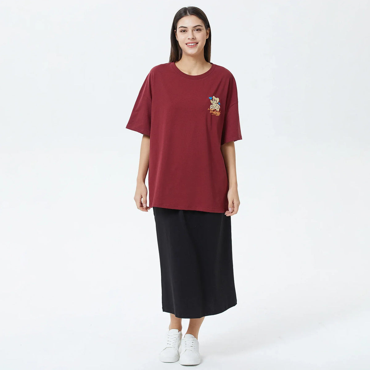 Embroidery Printed T.Shirt for Women Image