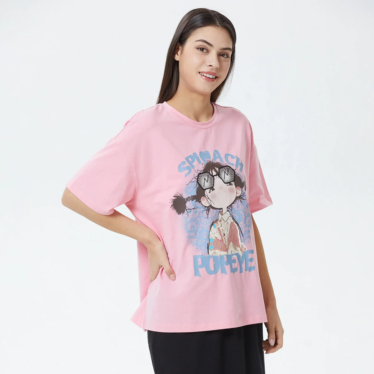 Embroidery Printed T.Shirt for Women Image